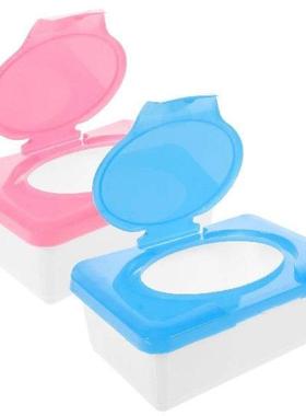 2pcs Reusable Wet Tissue Box Household Desktop Case Wet