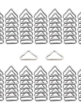 100Pcs 3.8cm Metal Triangular Rings Buckles for Trampoline