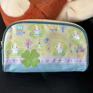 Print Cartoon Pen Bag Capacity INS Large Cat