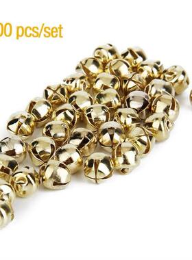 100Psc/set Mini Jingle Bells 6mm DIY Christmas Decoration