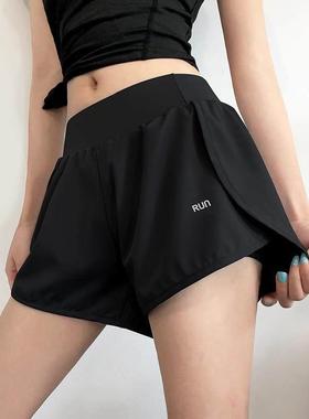 Gym Jogging Running Shorts Yoga Shorts Women High Waist Lift