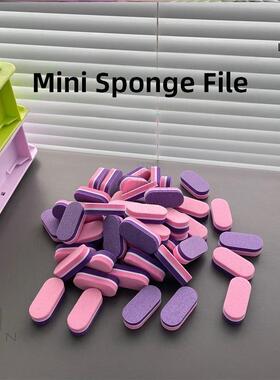lot Double-sided Mini Nail File Blocks Colorful
