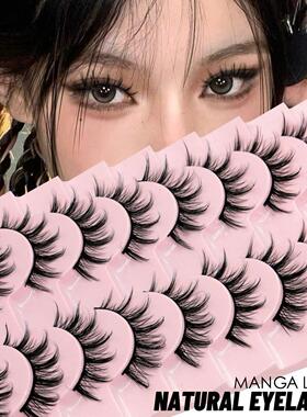 10 Pairs Makeup Natural Eye Lashes Dramatic False Eyelashes