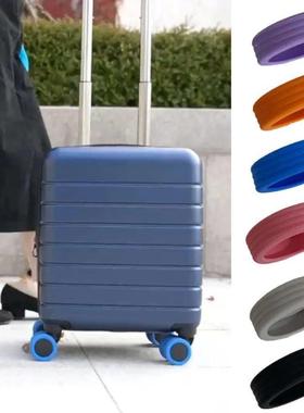 8pcs Silicone Luggage Wheels vers Silent Luggage Wheel Prote