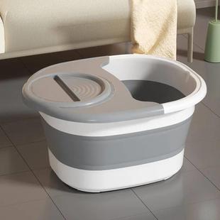 Bath Bucket Massage Foldable Leisure Foot Wash Hea Home