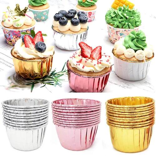 50pcs Cupcake Paper Cup Liner Baking Cup Tray Muffin Wrapper