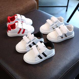 Boys Leather Shoes Kids Sneakers Shoes Baby Girl Toddler Bra