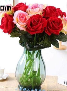 Artificial rose bouquet suit plastic flowers fake flowers si