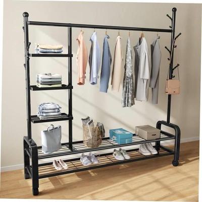 Stand clothes holder rack laundry garment dryer cloth hanger