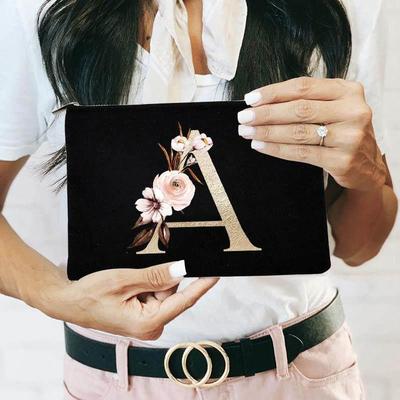 Women Cosmetic Bag Bridesmaid MakeUp Case Beauty Toiletries