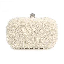 Pearl Clutch Bags Women Purse Handbag Party Wedding Evening