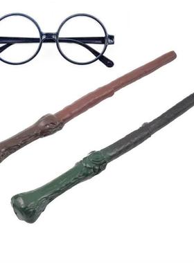 万圣节Harry Potter glasses Harry Magic Wand plastic props