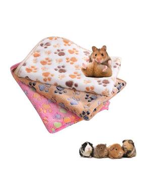 1pcs Hamster Guinea Pig Blanket Small Pet Item Soft Warm Bed