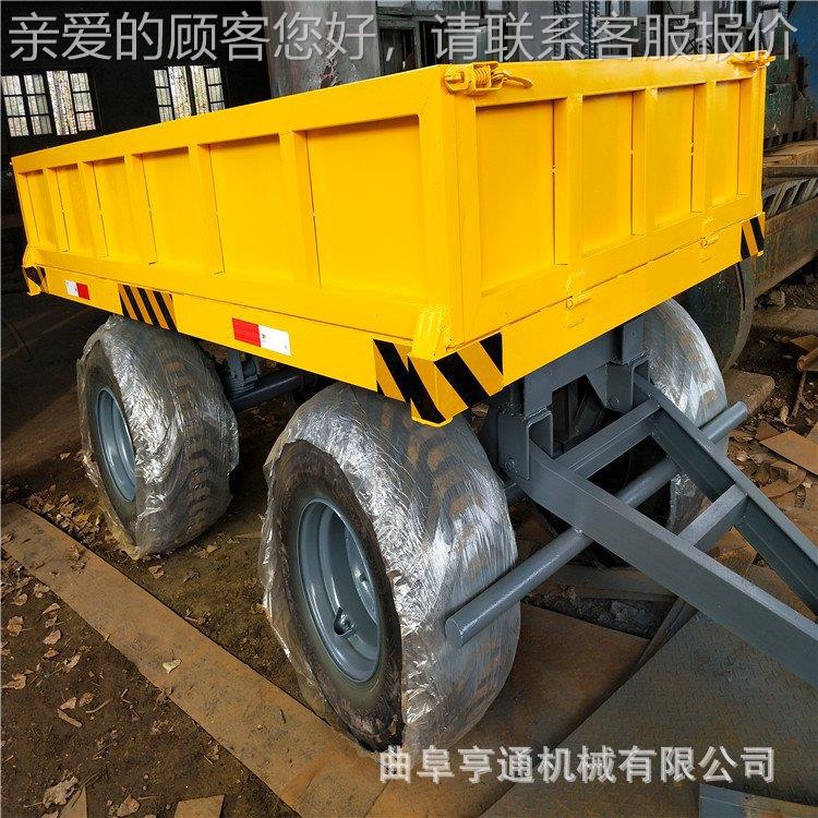 双排轮轴农用拖车 载重7HT-CD-8吨拉场粮食车 农用斗拉青双储拖斗