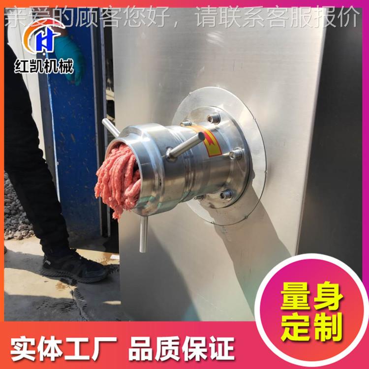 商用功能立多式冰盘破碎绞肉 大功率HK-100冻机肉绞肉机鱼肉带骨