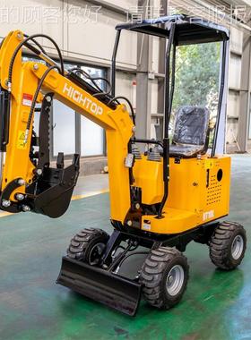 源头厂HT吨1L建筑工地80用微0型挖掘机 一机多工用1小型挖机HIGHT