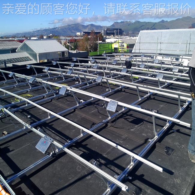 模块化平屋度顶光调伏支架 支腿段VJL高三节 强化抗风抗积雪结构