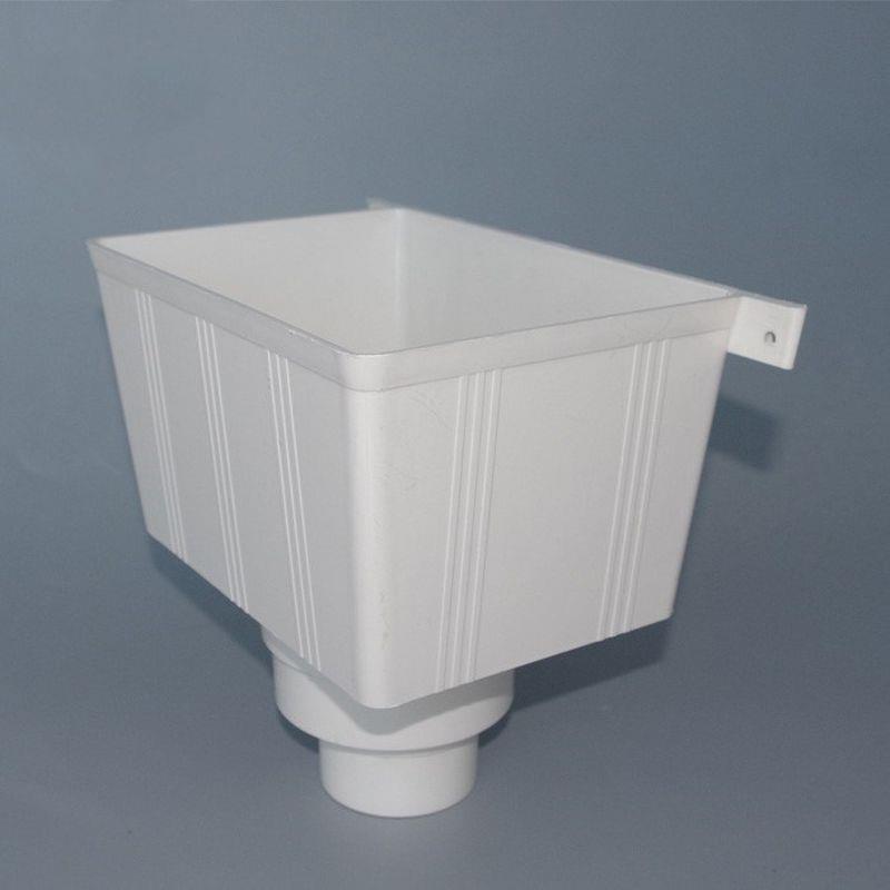 方口斗漏斗 方形件pvc排水管pv c水斗 雨水雨落水斗 50 75 9 0 11