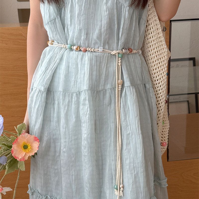 新款腰绳手工女士波西米亚风腰带