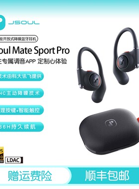 JSoul Mate Sport Por 翻译开放式不入耳降噪运动跑步长续航耳机