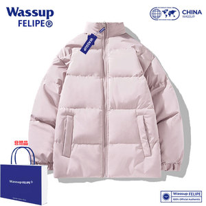 WASSUP FELIPE羽绒棉服男女秋冬季新款情侣帅气加厚保暖外套潮