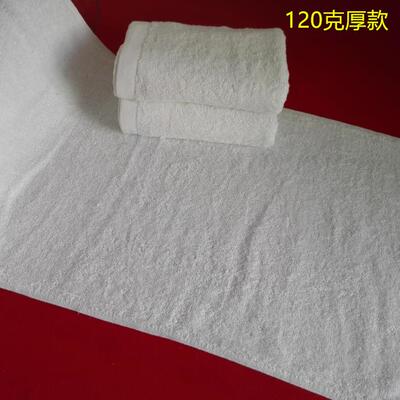 极速10条加长纯白棉线毛巾跳舞蹈洗浴宾馆足O疗厚款工厂厨房一次