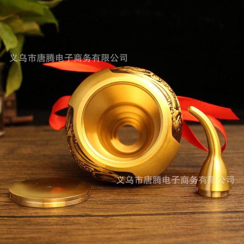 极速2023新款黄铜葫芦摆件招财纳福F家居客厅金属工艺礼品摆饰铜