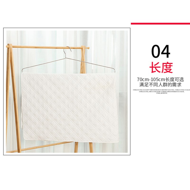 极速加厚加粗大衣架晒被子牀单不锈E钢加粗加长大号衣架实心晾牀