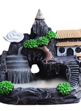 极速Waterfall Incenseq Holder Resin Backflow Incense Holder