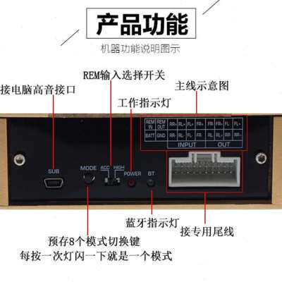 极速调音31段dsp大功率音频处理器汽车K音响改装车载四路无损功放