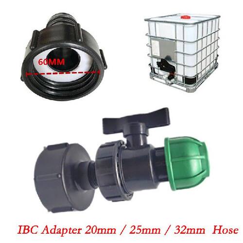 新品20/25/32mm IBC Tank Adapter IBJC Adapter Water Tap