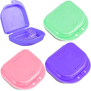 新品PISSION Retaimner Case  3 Pack Orthodontic Retainer Hold