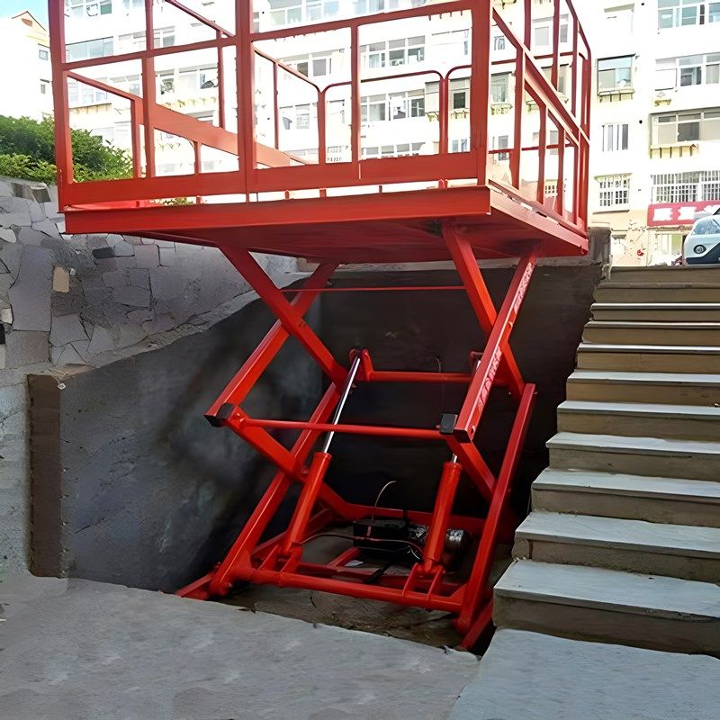 极速剪叉c式升降台固定升降机液压升降平台车间仓库升降器地坑上