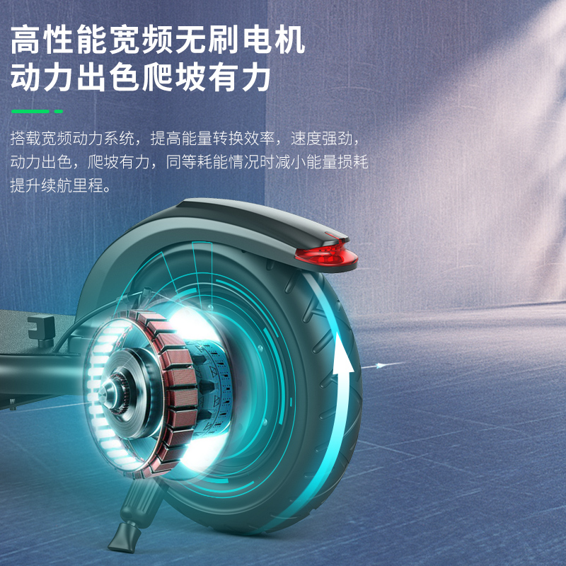 极速国欣电动滑板车折叠小型两轮代E步车迷你超轻便携站骑小巧电