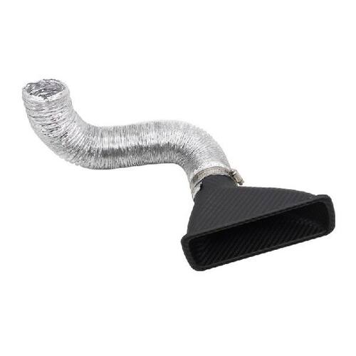 极速Carbodn Fiber Look Car Front Bumper Turbo Air Intake Pip