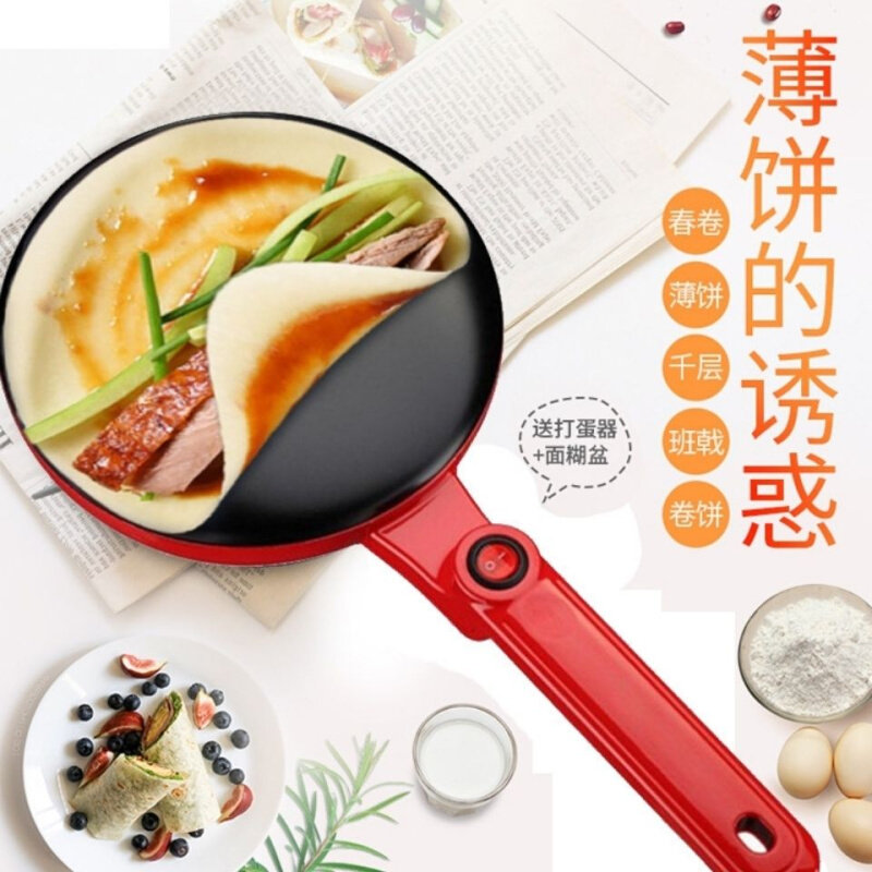 新品家用薄饼机h电饼铛小型烙饼机E春卷饼机全自动煎饼机松饼机