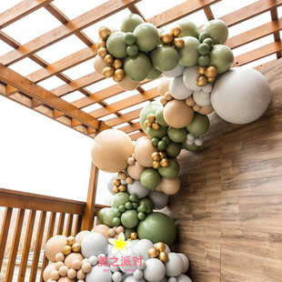 极速店铺开业气球链儿童r生日宝宝周岁百日宴装饰场景布置店庆背