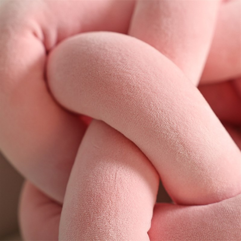 极速五角星打结抱枕亚马逊北欧ins 卧室毛L绒靠客厅装饰沙发靠枕