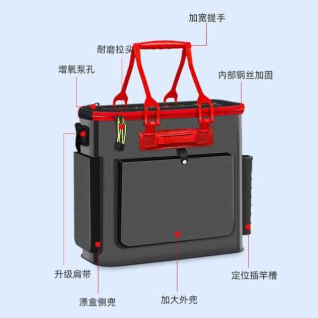极速鱼桶野钓钓鱼箱鱼箱装鱼桶加厚一体鱼M护桶多功能钓鱼桶大号
