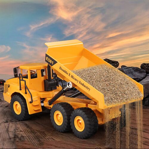 极速4WD RC Car 2.4G 6ch Dump Truck EngineeriOng Construction