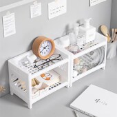 极速置物架小尺寸迷你双s层整理架大学生宿舍小型桌面储物收纳层