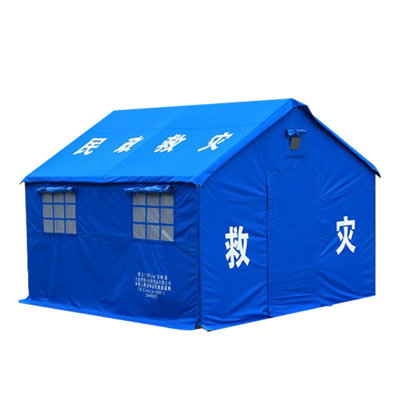 极速工厂直供民政救l灾帐篷防疫工地应急帐篷3*4m防寒保暖户外帐