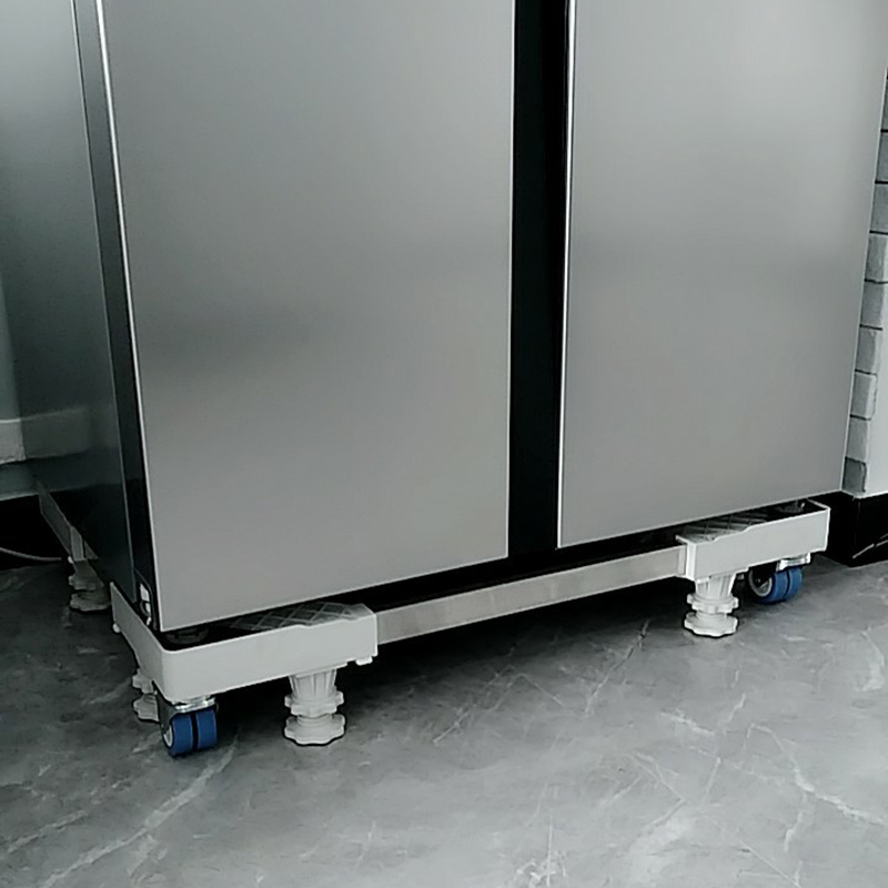 极速大冰柜移动底座架垫高支架长105cm1.3米冷柜万向Y滑轮托架冰