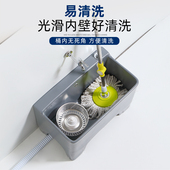 极速拖把池大号双驱动北欧灰色高脚阳台陶瓷拖Q布池卫生间家用槽