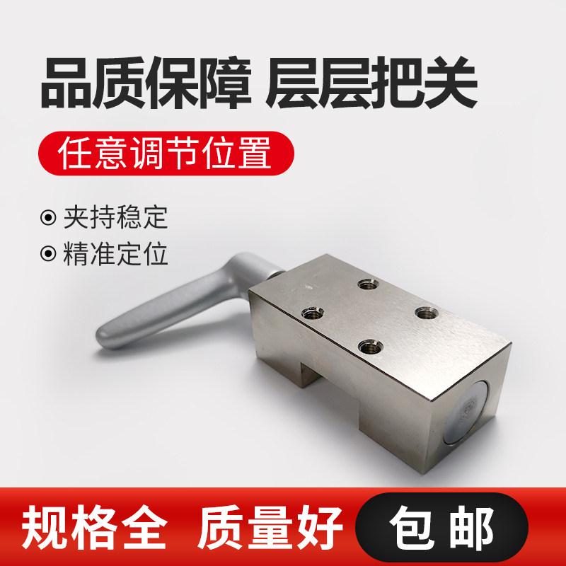 极速新品直线导轨钳制器 滚珠滚柱滑块G夹F紧装置 导轨锁紧 气动