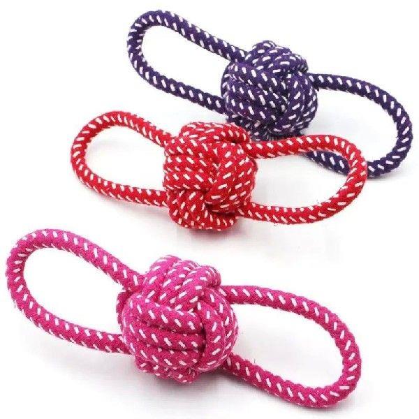 Dog Toy Ropes Interactive Dog Toys Bite-resistant Rope Ball