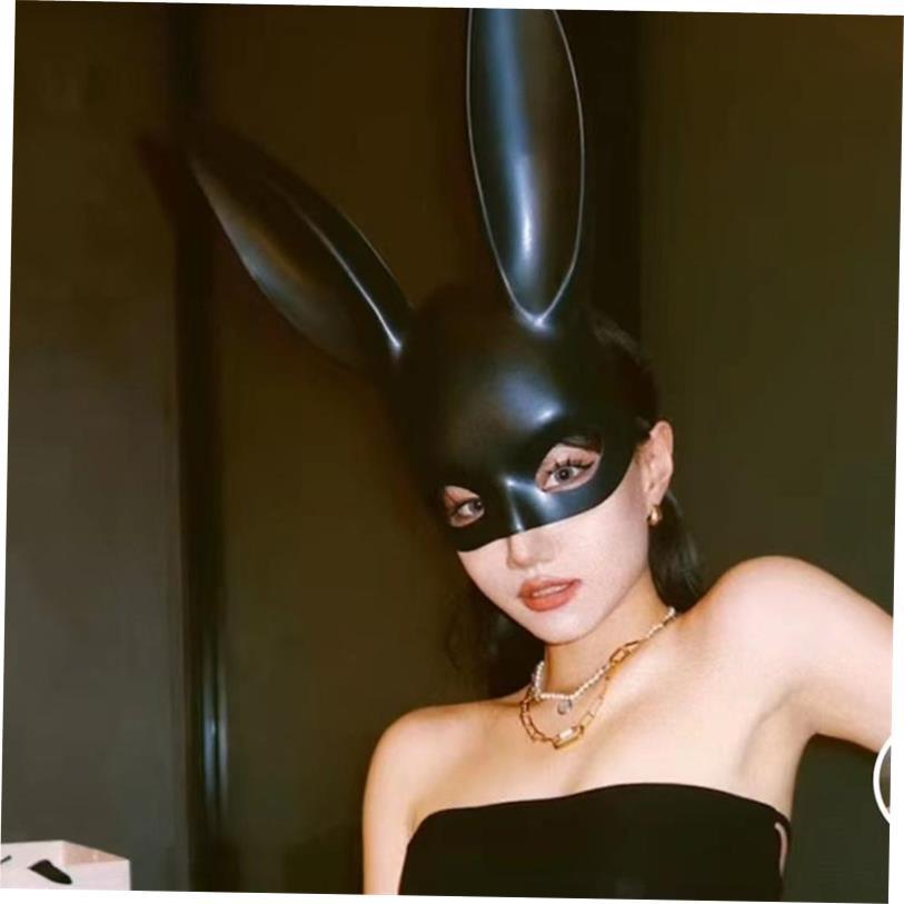 1Pc Halloween Laides Bunny Mask Party Bar Nightclub