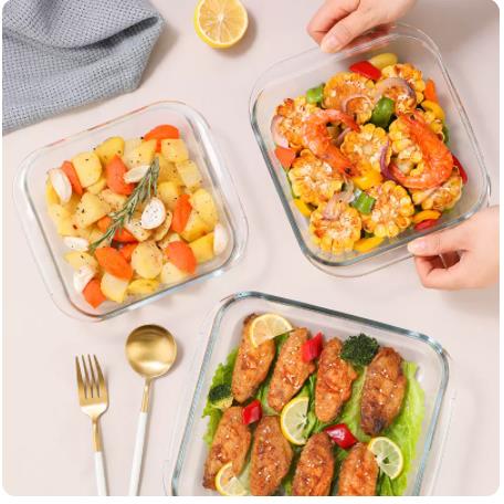 microwave oven baking plate glass special fish dish soup wit