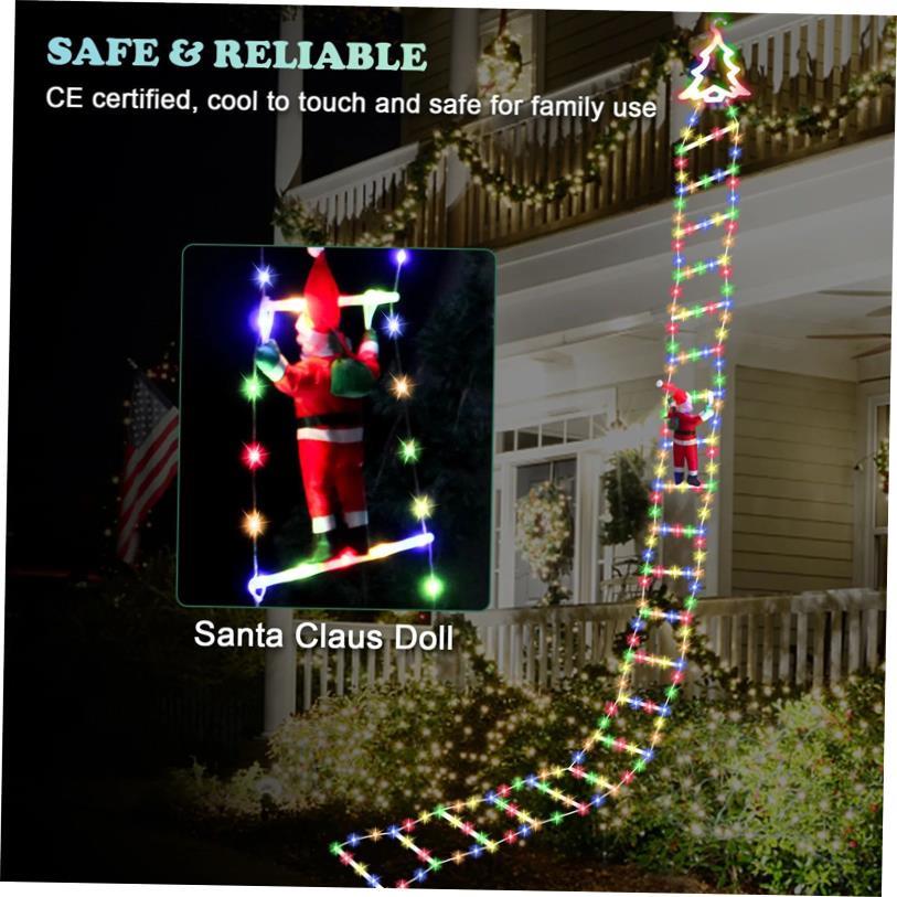 LED Ladder Light?for Santa Claus Home Christmas