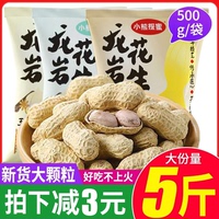 25年新龍巖花生蒜香五香多味水煮曬干咸干鹽熟花生米帶殼炒貨零食